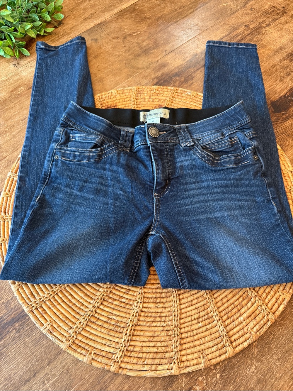 Democracy Ab Technology Indigo Stretch Skinny Jeans for Women